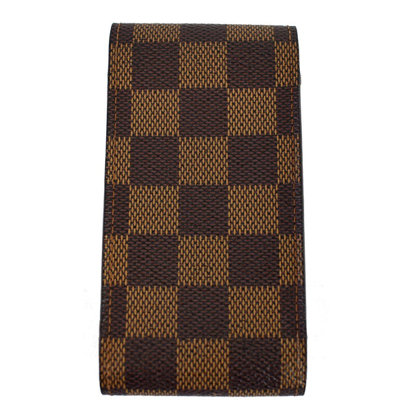 LOUIS VUITTON Damier Ebene Etui Cigarette Case Brown