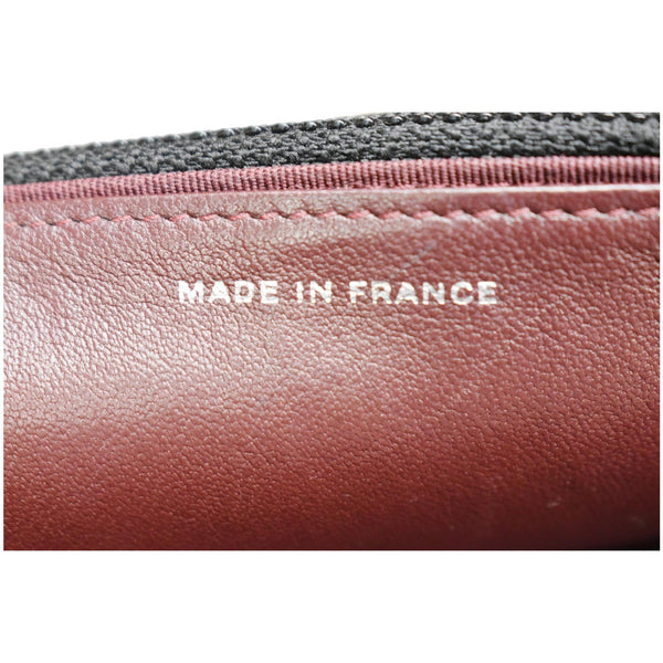 CHANEL WOC Lambskin Leather Chain Crossbody Bag Black