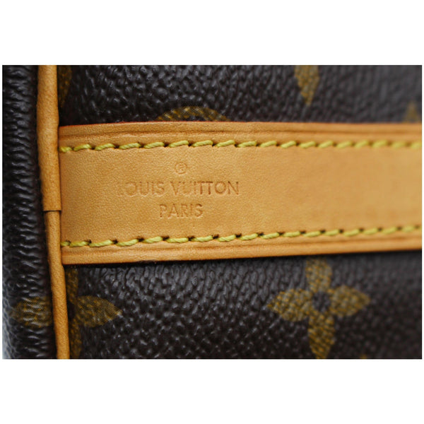LOUIS VUITTON Speedy 35 Bandouliere Monogram Canvas Shoulder Bag Brown
