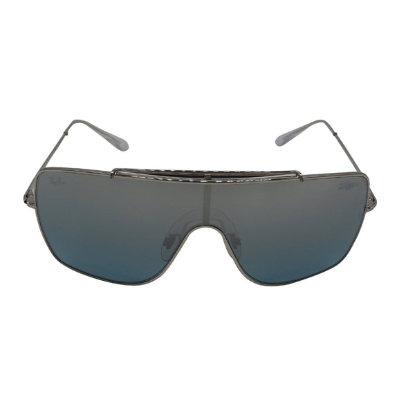 RAY-BAN RB3697 003/Y0 Wings II Sunglasses Light Blue/Silver Mirror Gradient Lens