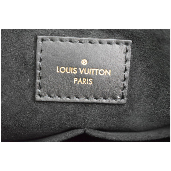 LOUIS VUITTON Soufflot MM Monogram Canvas Shoulder Bag Black