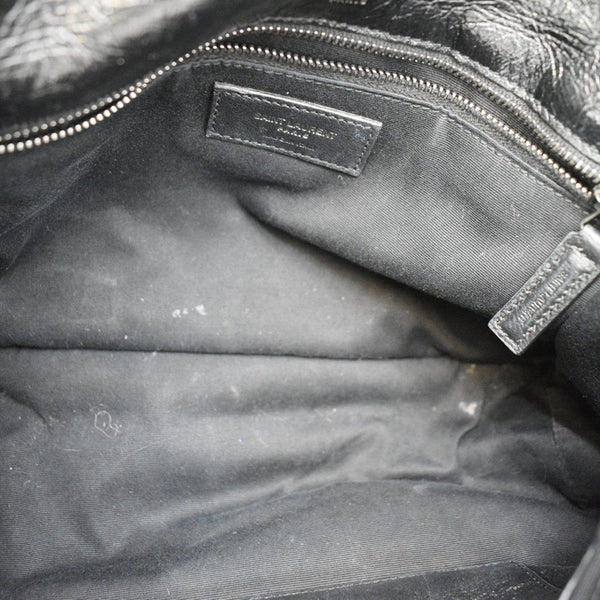 Yves Saint Laurent Niki Medium Leather Crossbody Bag Black