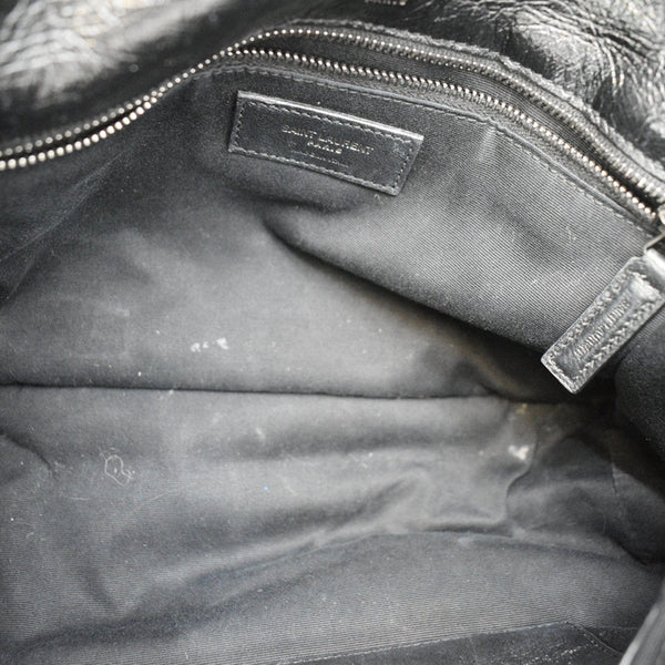 Yves Saint Laurent Niki Medium Leather Crossbody Bag Black