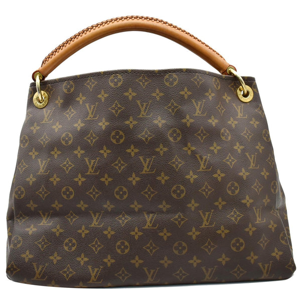 Louis Vuitton Artsy MM Monogram Canvas Hobo Bag front view