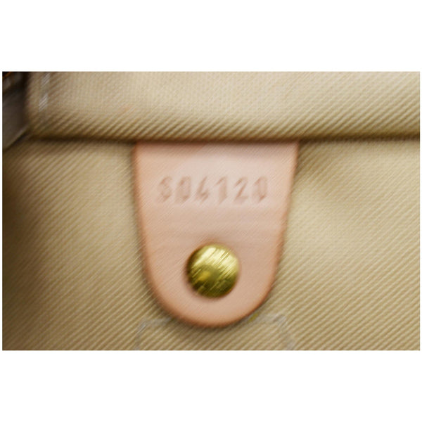 LOUIS VUITTON Speedy 35 Damier Azur Satchel Bag White