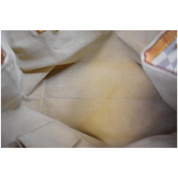 Louis Vuitton Hampstead PM Damier Azur Shoulder Bag - roomy interior