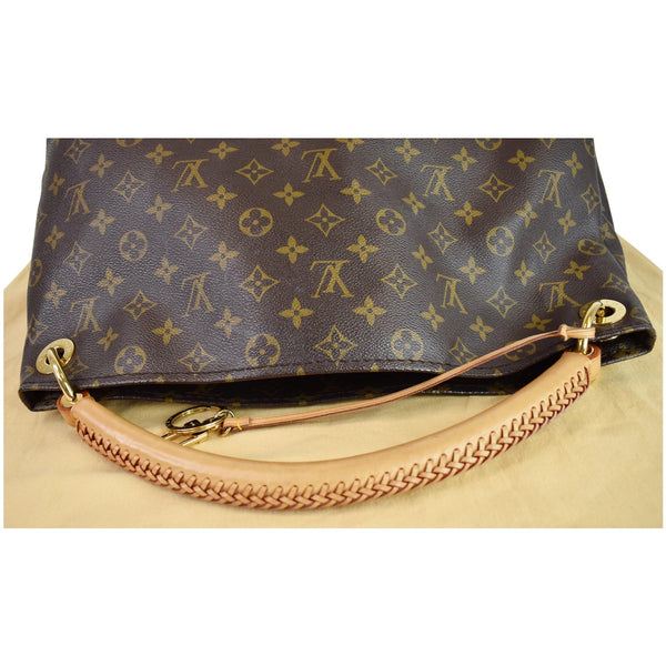 LOUIS VUITTON Artsy MM Monogram Canvas Shoulder Bag Brown