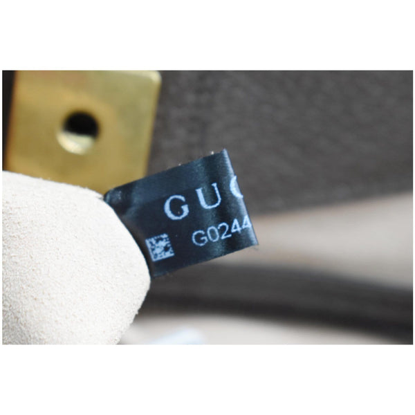 Gucci Butterfly Linea Totem Large Top Handle Shoulder Bag tag