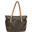 LOUIS VUITTON Totally MM Monogram Canvas Shoulder Bag Brown