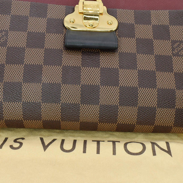 LOUIS VUITTON Vavin PM Damier Ebene Shoulder Bag Brown