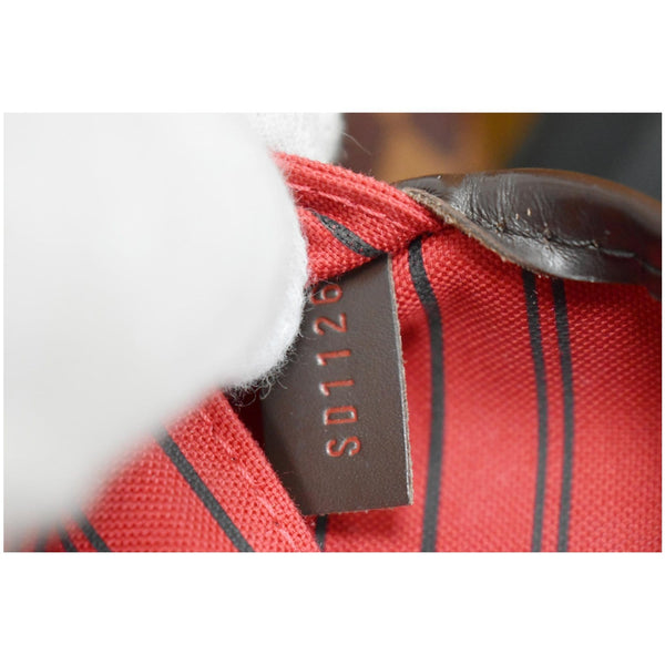 Louis Vuitton Neverfull MM Damier Ebene Tote Bag - code SD 1126