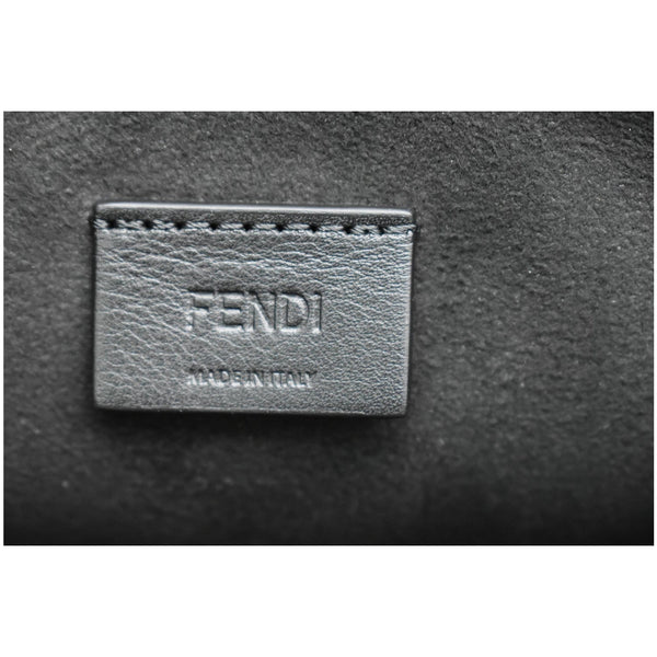 FENDI Fab Leather Crossbody Bag Black