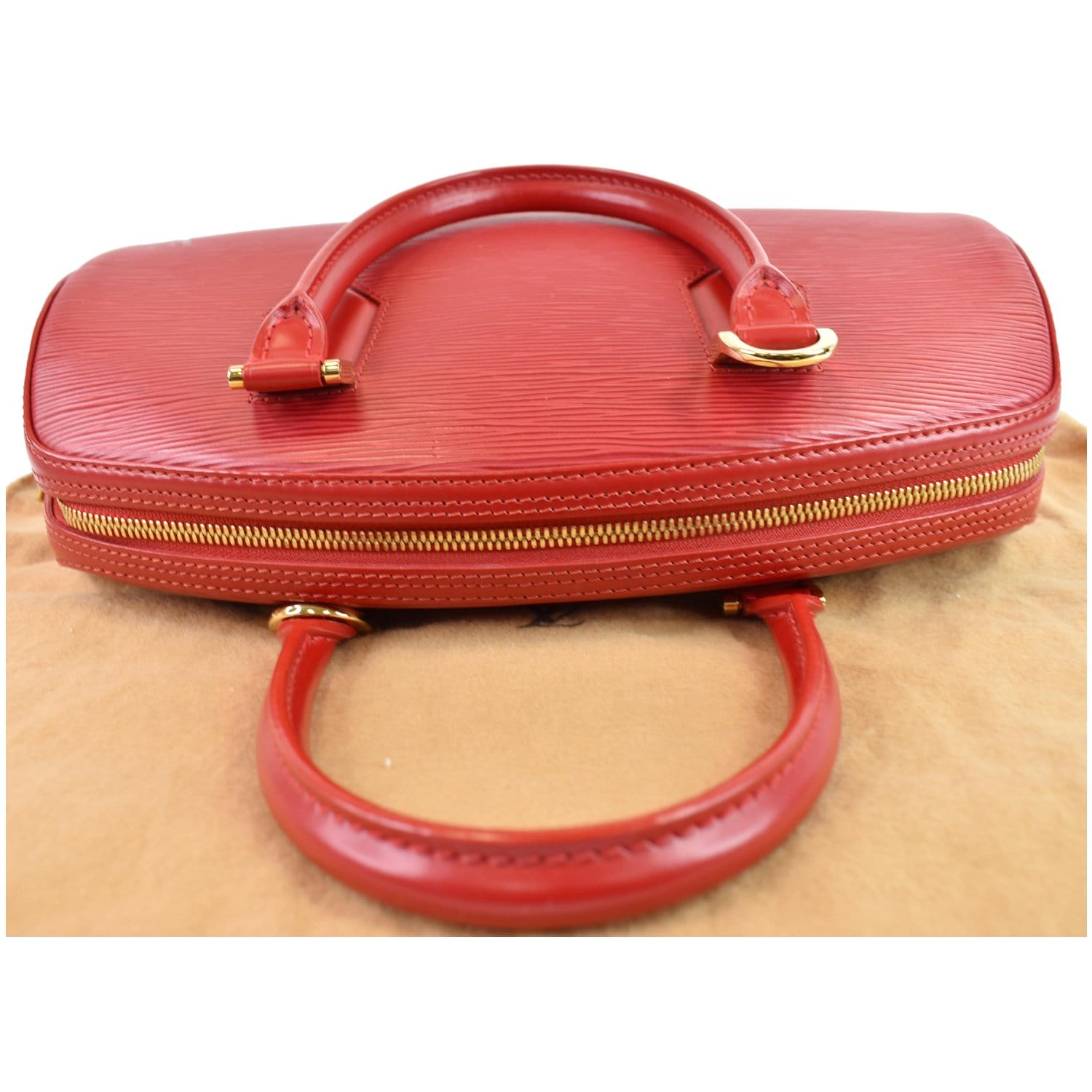 LOUIS VUITTON M52087 Epi jasmine Mini Duffle Bag Handbag Hand Bag Leather  Red