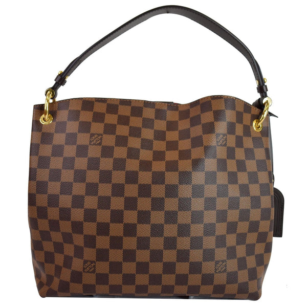 Louis Vuitton Graceful PM Damier Ebene Shoulder Bag - leather handles