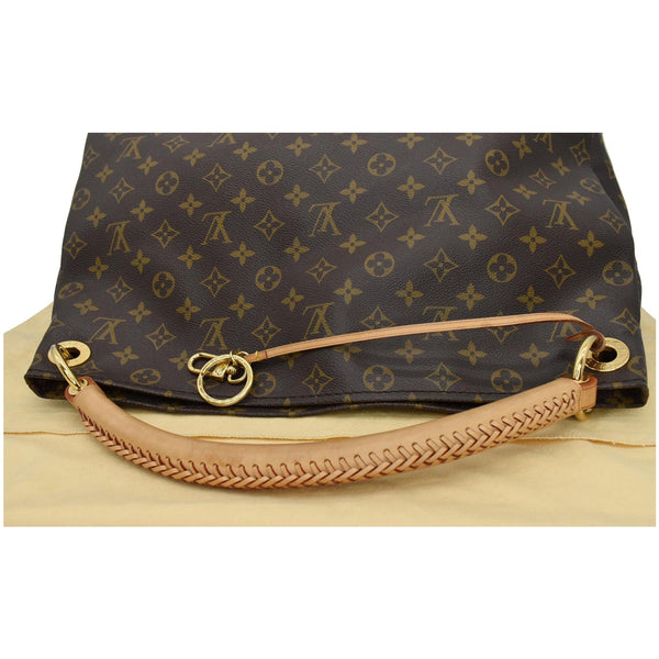 LOUIS VUITTON Artsy MM Monogram Canvas Hobo Bag Brown
