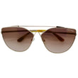 Tom Ford FT0563 28G Jacquelyn Women Sunglasses Brown Mirrored Lens