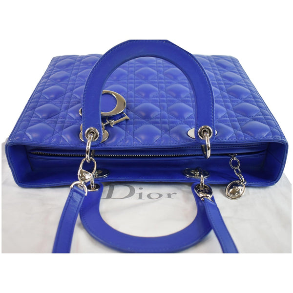 Christian Dior Large Lady Dior Bag top handles
