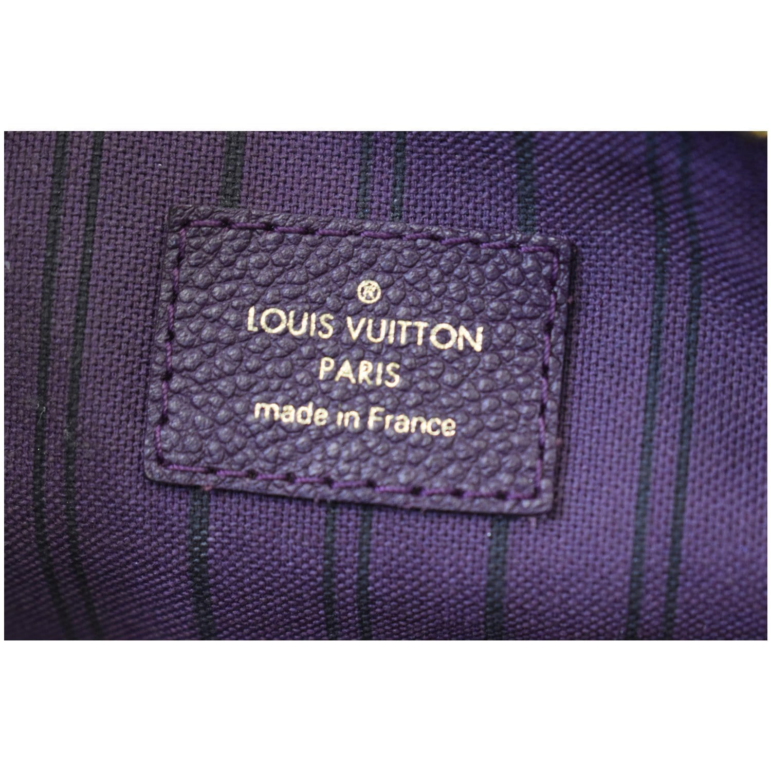 Louis Vuitton Lumineuse PM Monogram Empreinte Bag Plum