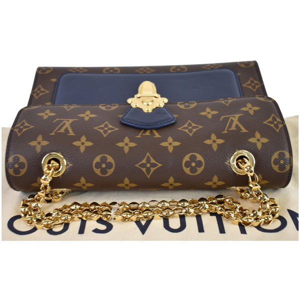 LOUIS VUITTON Victoire Monogram Canvas Crossbody Bag Navy