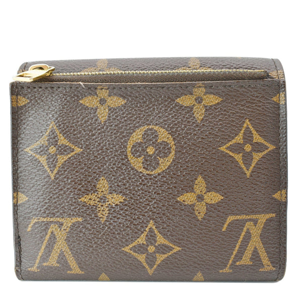 LOUIS VUITTON Elise Monogram Canvas Wallet Brown