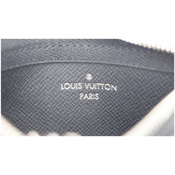 LOUIS VUITTON Pochette Key Cles Damier Graphite Coin Case Black