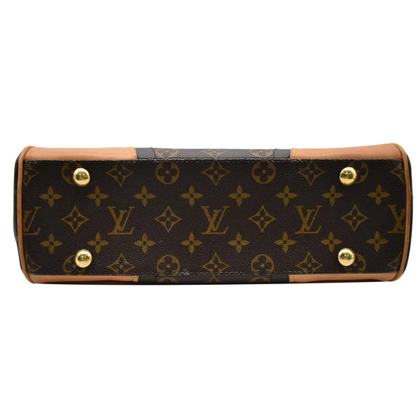 Louis Vuitton Beverly MM Satchel Bag - bottom buttons view