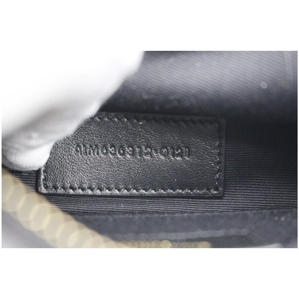 YVES SAINT LAURENT Bill Pouch Grain De Poudre Black