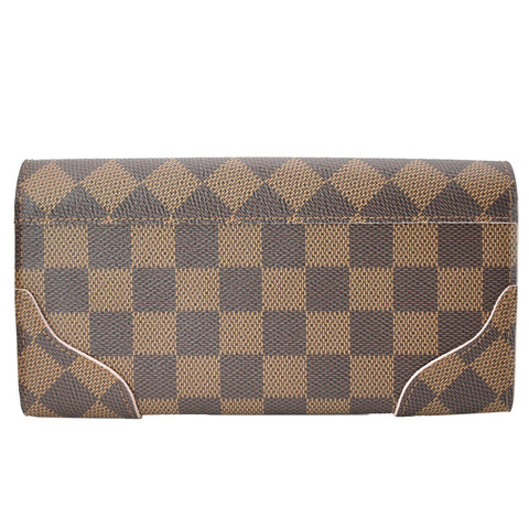 LOUIS VUITTON Caissa Damier Ebene Wallet Rose Ballerine - Hot Deals