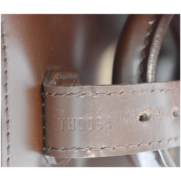 LOUIS VUITTON Soho Damier Ebene Backpack Bag Brown