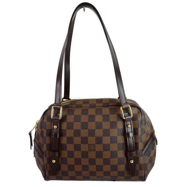 Louis Vuitton Rivington PM Damier Ebene Shoulder Bag belt