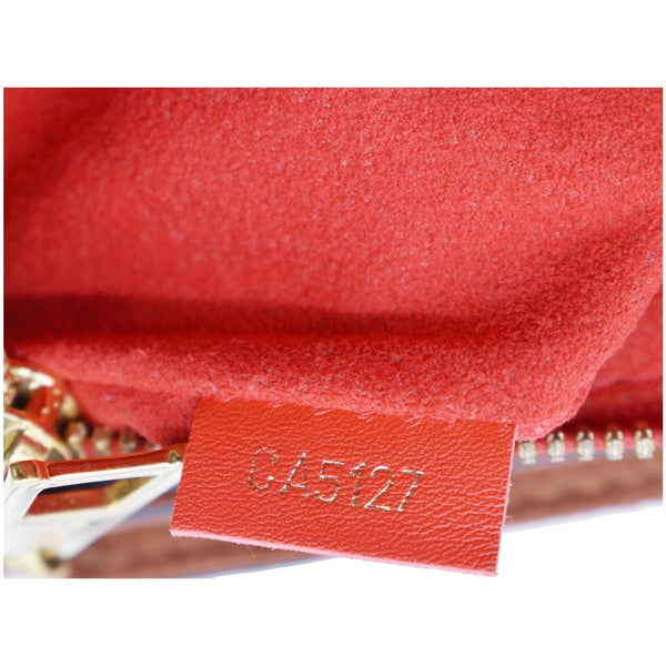 LOUIS VUITTON Millefeuille Monogram Canvas Satchel Bag Brown