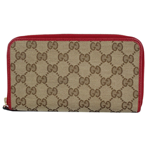 Gucci GG Monogram Canvas Zippy Wallet - for sale