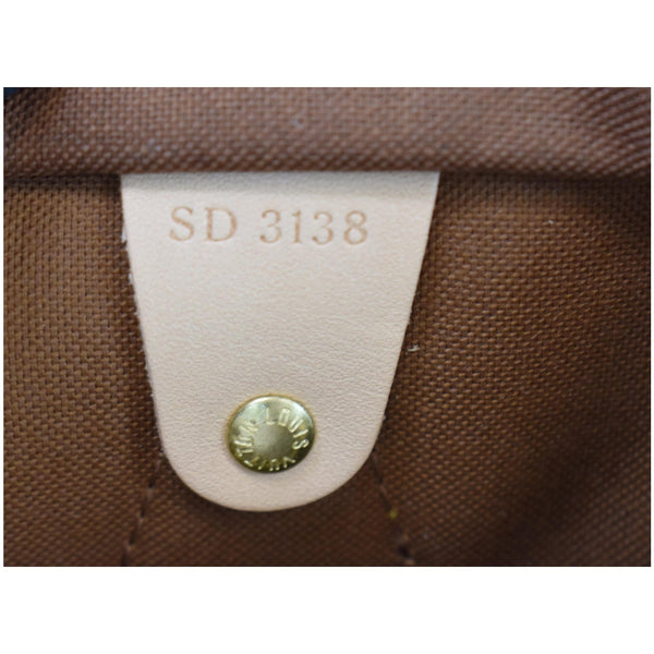 Louis Vuitton Speedy 30 Monogram Canvas Satchel Bag - bag code SD3138