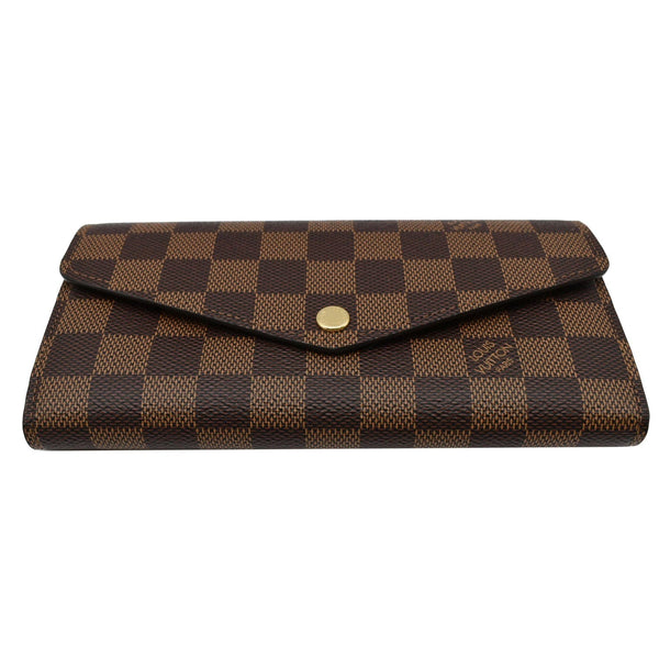 Louis Vuitton Sarah Damier Ebene Wallet Brown - Preloved