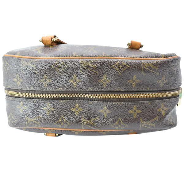 LOUIS VUITTON Cite MM Monogram Canvas Shoulder Bag Brown