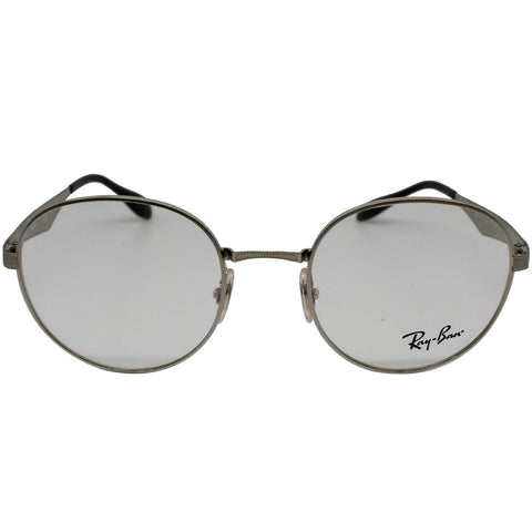 Ray-Ban RX6343 2595 47 Silver Frame Eyeglasses Demo Lens
