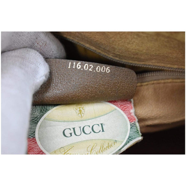 Gucci Vintage Doctor GG Canvas Boston Satchel Bag - code