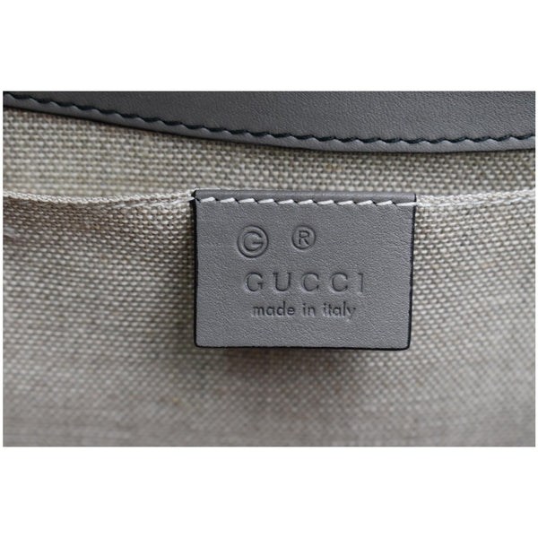 GUCCI Emily Medium GG Guccissima Leather Chain Shoulder Bag 449635 Gray