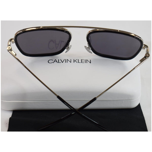 CALVIN KLEIN CK18102S 001 Square Men Black Sunglasses Grey Lens