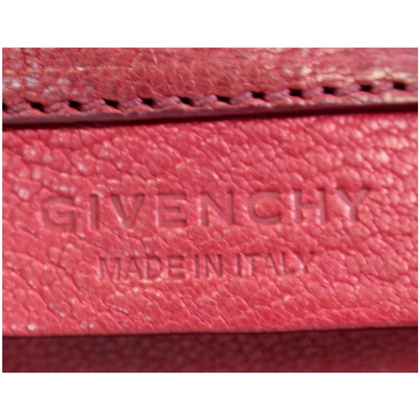 GIVENCHY Antigona Medium Goatskin Leather Shoulder Bag Red
