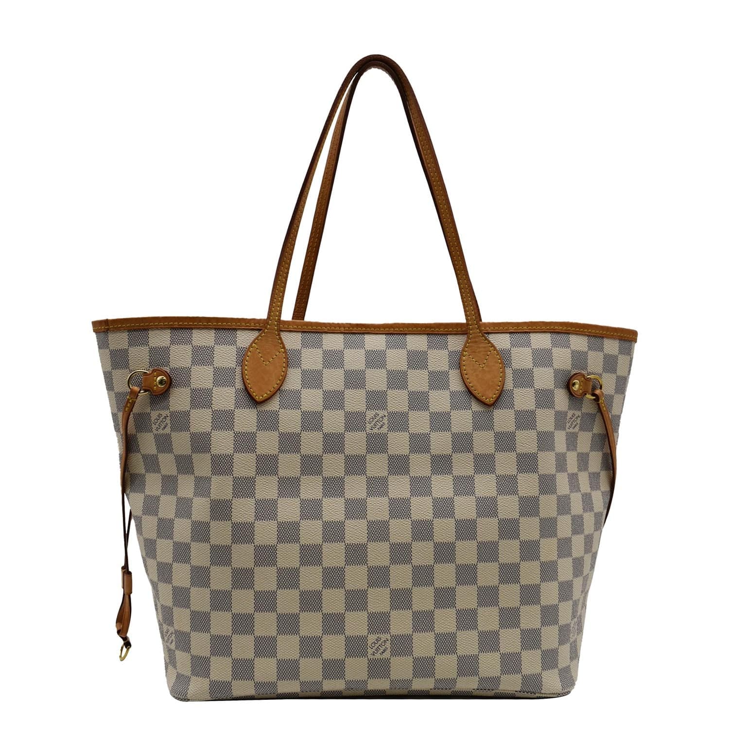 Neverfull MM, Used & Preloved Louis Vuitton Tote Bag, LXR Canada, White