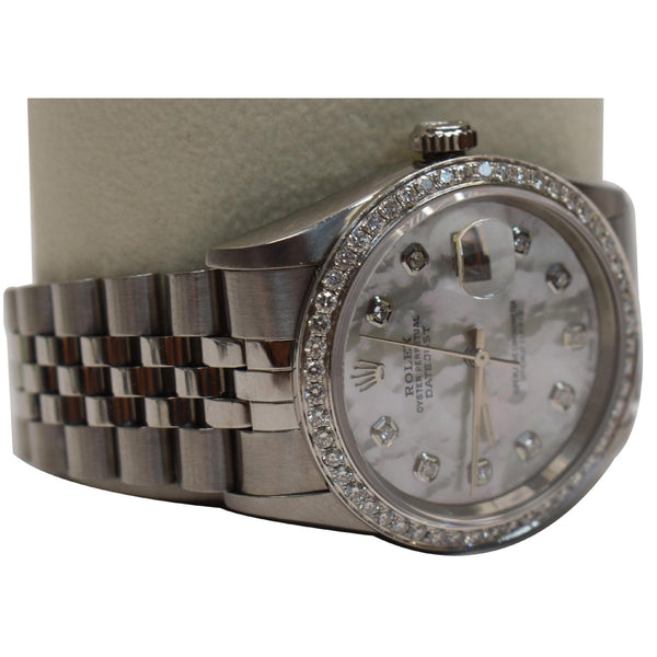 Rolex Oyster Perpetual Datejust Diamond Men's Watch 36MM