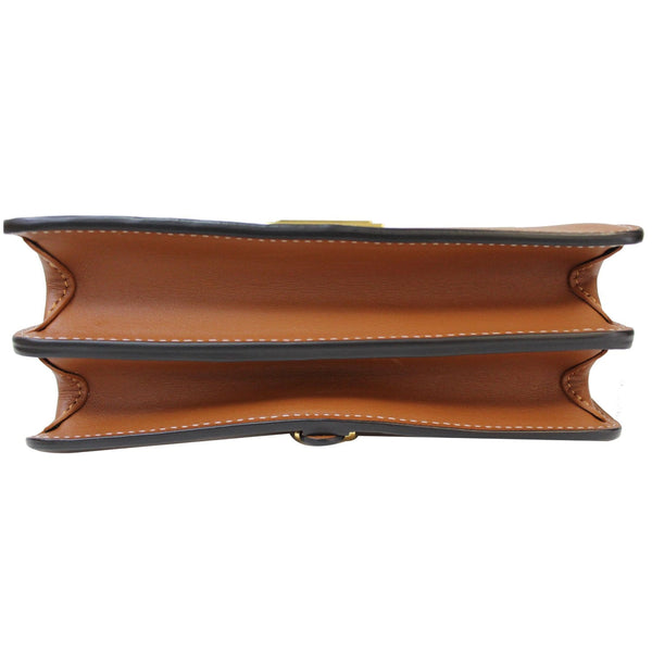 Lv Biface Leather Canvas Bottom Shoulder bag