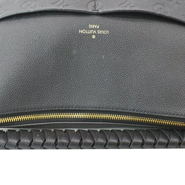 LOUIS VUITTON Maida Monogram Empreinte Leather Hobo Bag Black