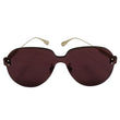CHRISTIAN DIOR QUAKE3S 0LHF/U1 Opal Burgundy Sunglasses Pink Lens