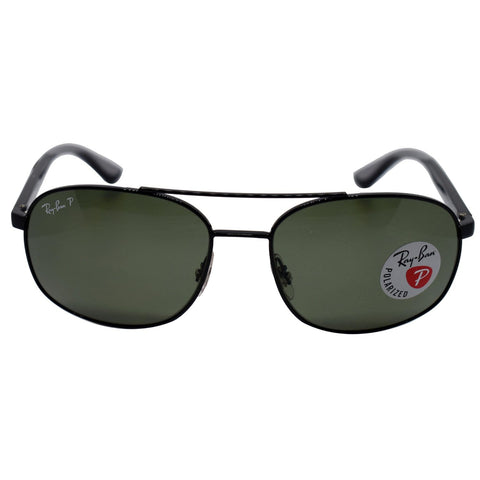 Ray-Ban RB3593 002/9A Men Sunglasses Green Classic G-15 Polarized Lens