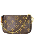 Louis Vuitton Mini Pochette Monogram Canvas Pouch for sale