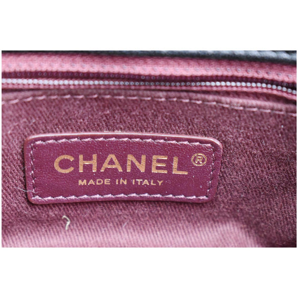 CHANEL Mini Trapezio Flap Quilted Sheepskin Leather Crossbody Bag Black