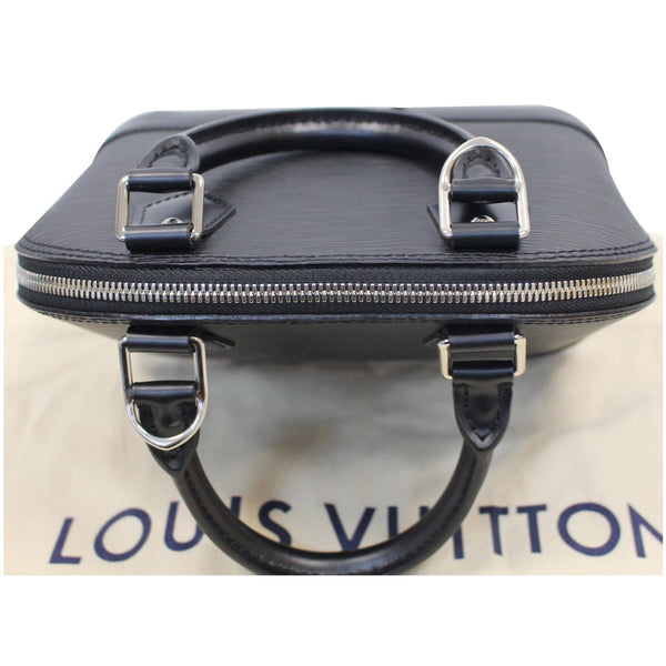 Louis Vuitton Alma BB Epi Leather Satchel Bag Zipper