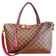 LOUIS VUITTON Hyde Park Damier Ebene Shoulder Bag Fuchsia